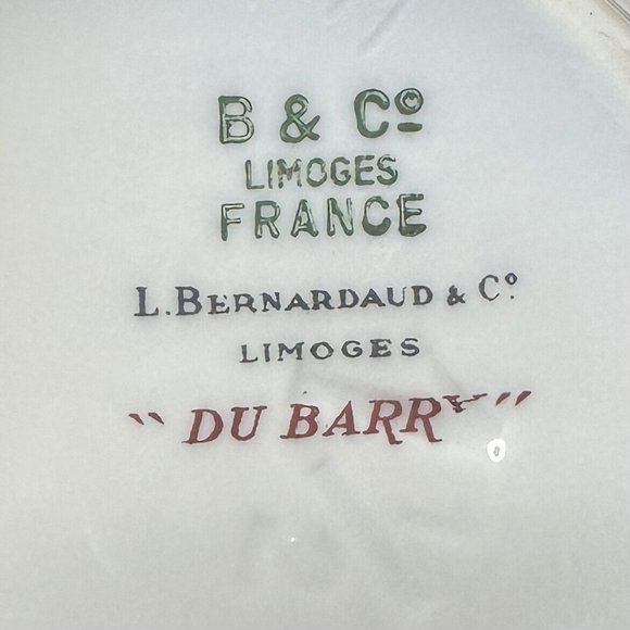 B & C Limoges France Porcelain L. Bernardaud & Co Floral and Butterfly Creamer - Picture 7 of 7